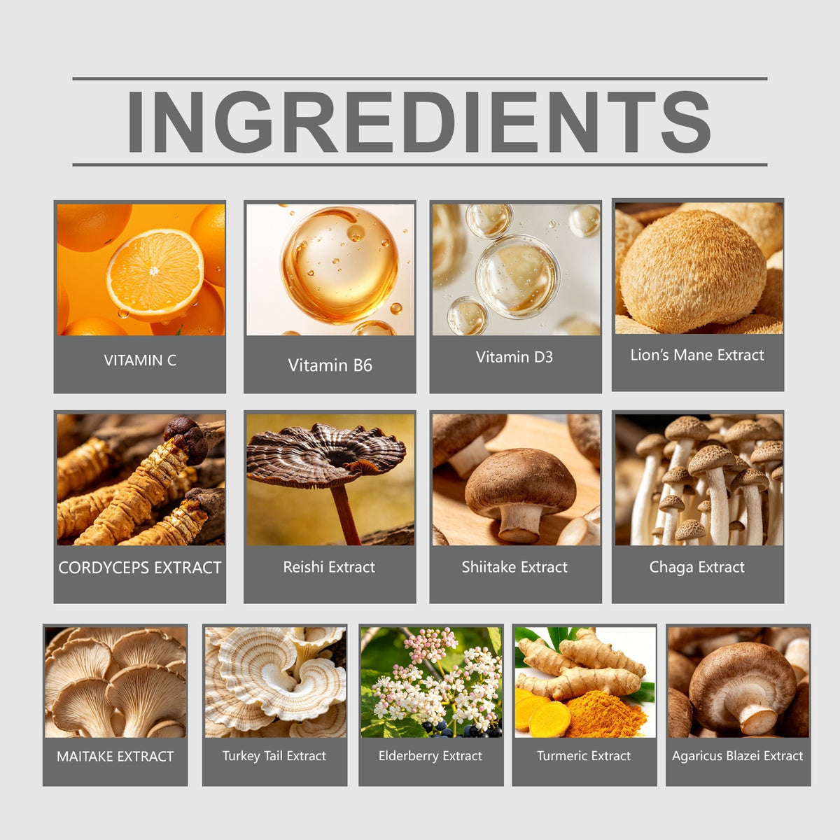 VICAFUCI 10 Functional Mushroom Gummies - image 7