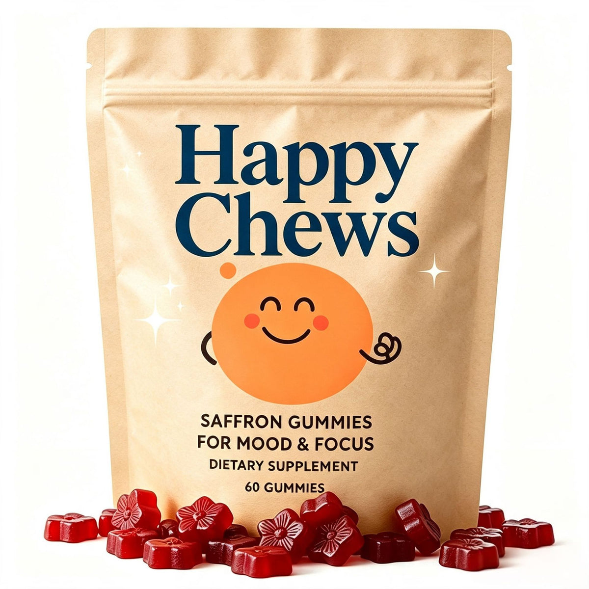 Happy Chews Happy Chews Saffron Gummies for Kids - image 1