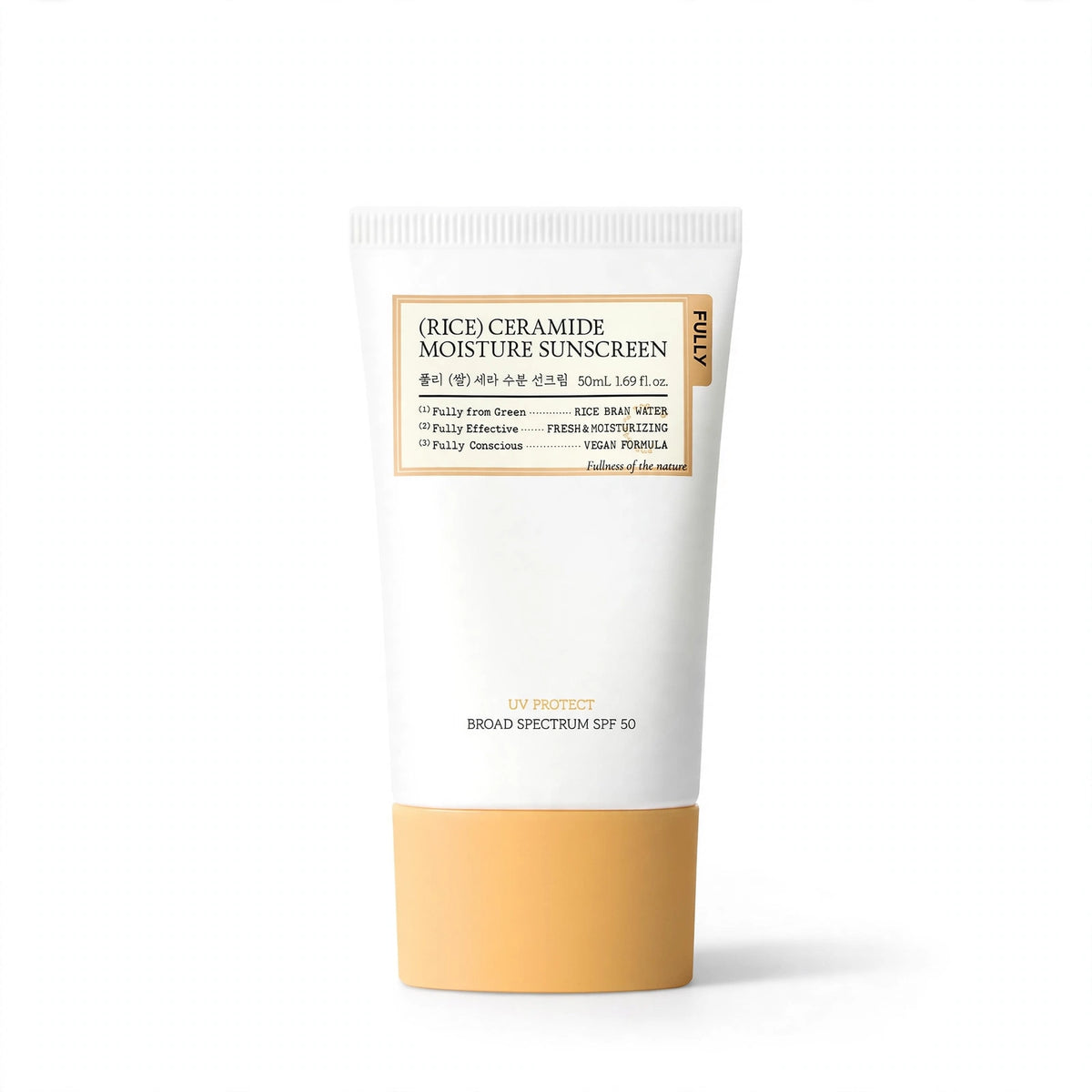 FULLY Rice Ceramide Moisture Sunscreen SPF50 PA++++ Hydrating – 50ml