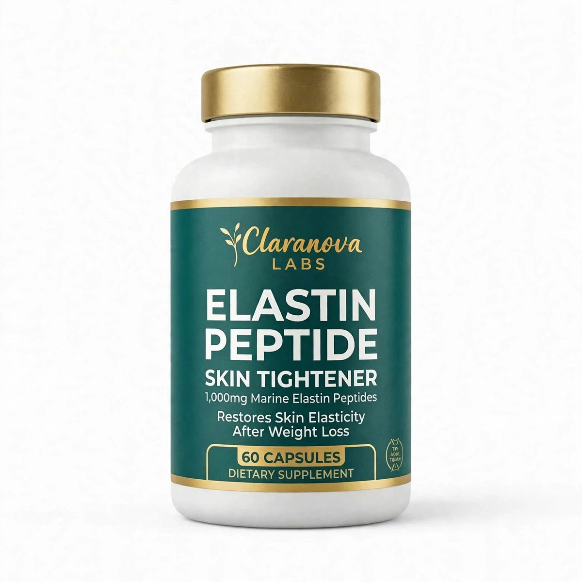 Claranova Marine Elastin Peptides Skin Firmness 1000mg – 60 Capsules