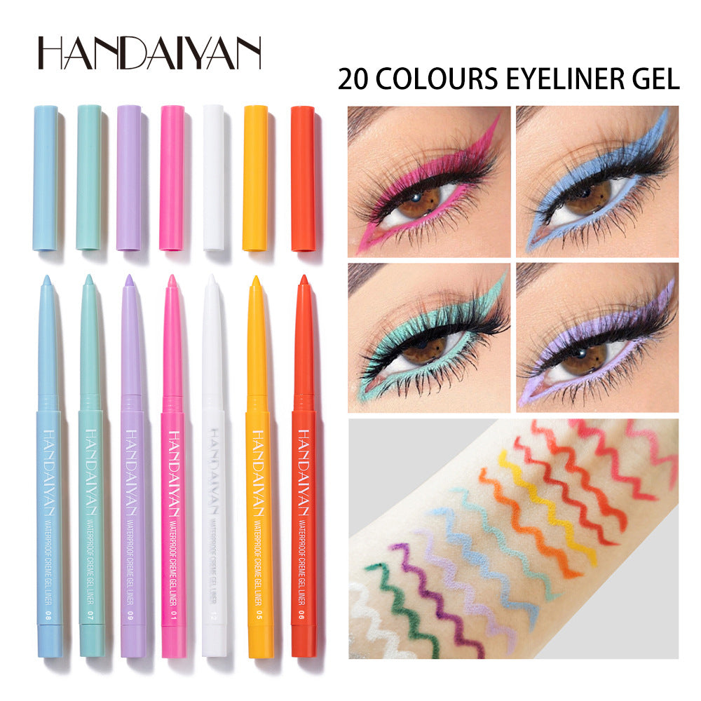 HANDAIYAN HANDAIYAN Waterproof Colour Gel Eyeliner Set – 20 Pencils - image 5