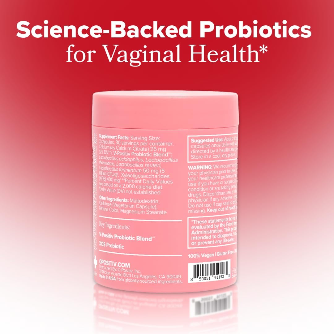 O Positiv O Positiv URO Women's Capsules with Lactobacillus & XOS for  - image 7