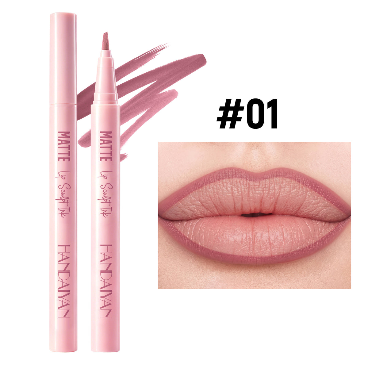HANDAIYAN HANDAIYAN Matte Lip Sculpt Ink – Precision Lip Liner, 0.55ml - image 6