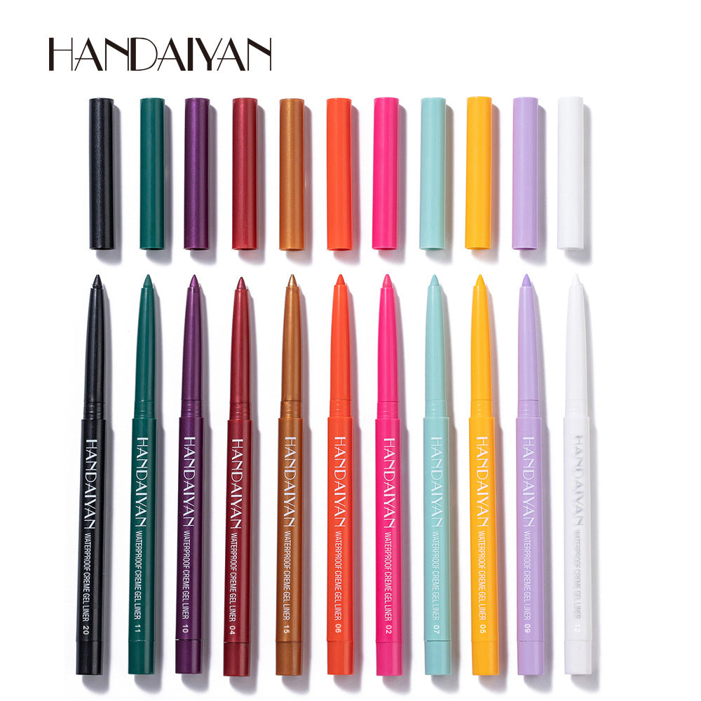 HANDAIYAN HANDAIYAN Waterproof Colour Gel Eyeliner Set – 20 Pencils - image 6