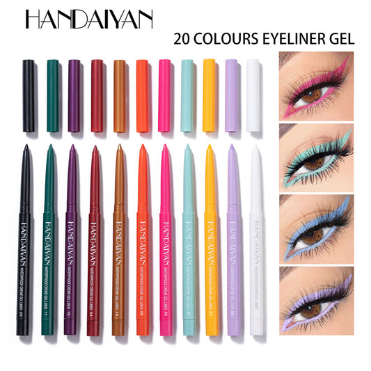 HANDAIYAN HANDAIYAN Waterproof Colour Gel Eyeliner Set – 20 Pencils - image 1