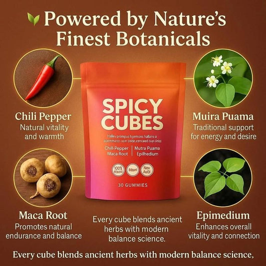 VICAFUCI Spicy Peach Botanical Gummies – Maca & Herbal Blend, 30 Gumm - image 2