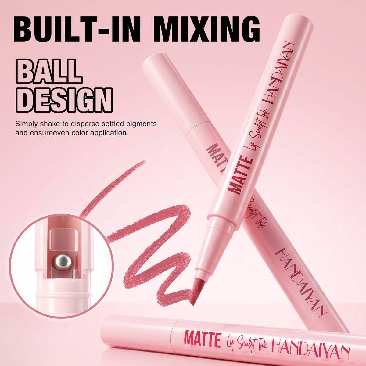 HANDAIYAN HANDAIYAN Matte Lip Sculpt Ink – Precision Lip Liner, 0.55ml - image 3