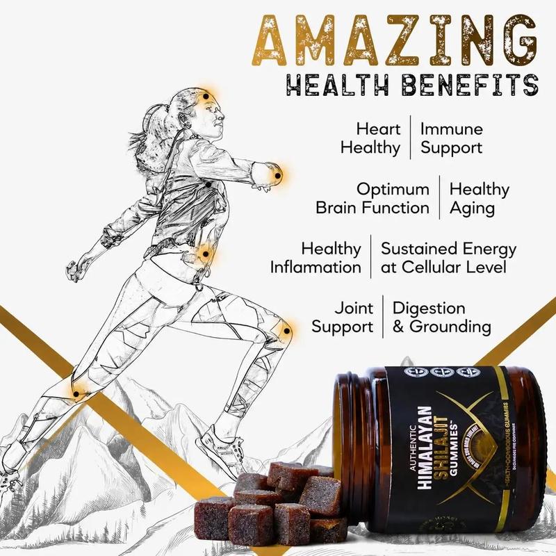 VICAFUCI Himalayan Shilajit & Manuka Honey Gummies Vanilla & Honey, 3 - image 4