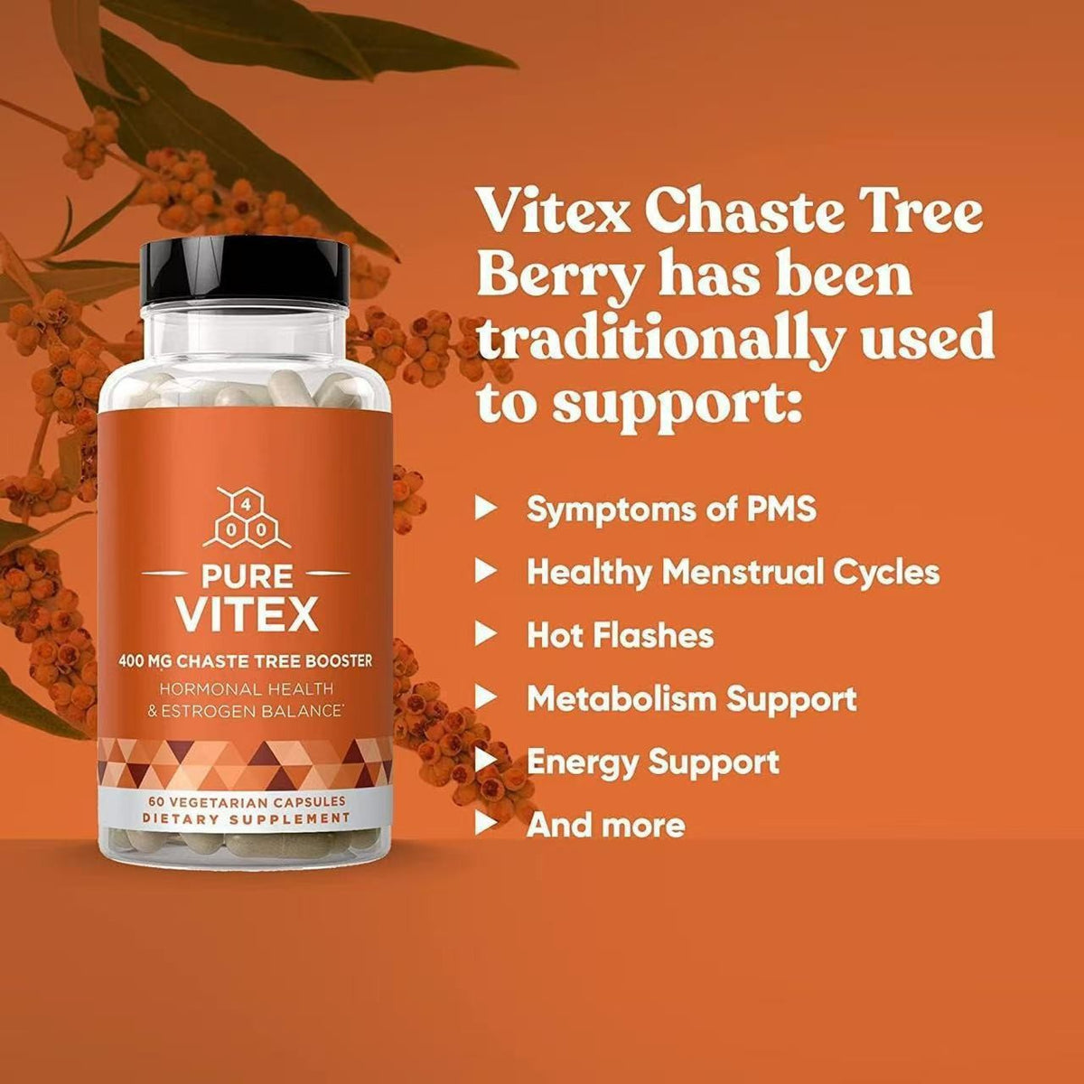 Pure Vitex Pure Vitex Chaste Tree Berry 400mg - image 2