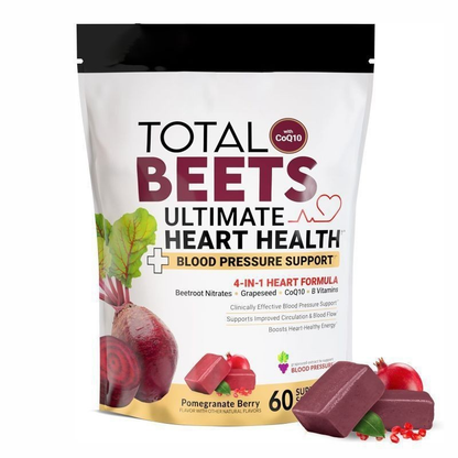 Beets Ultimate Heart Health Beetroot Circulation Chews – 60 Count