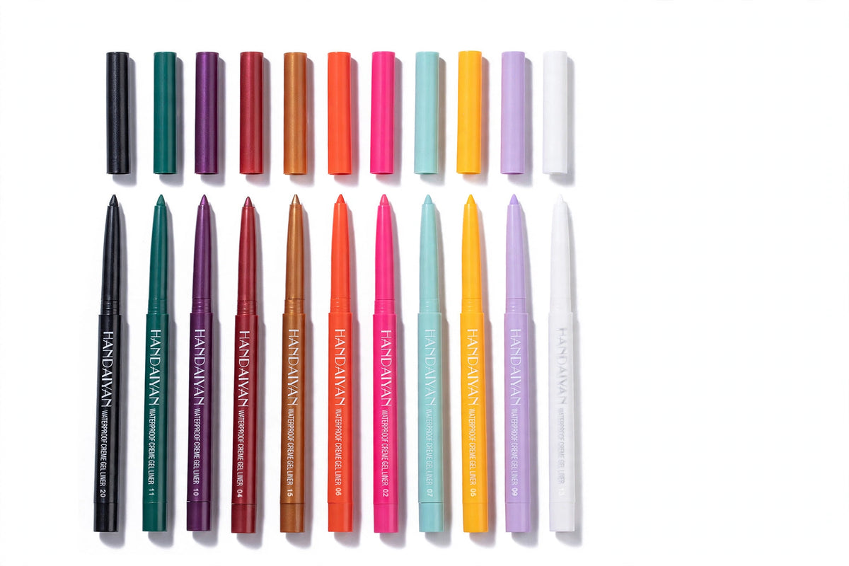 HANDAIYAN 20 Colours Gel Eyeliner Pencil Set Waterproof – 20 Pencils