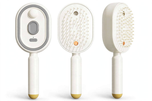Self-Cleaning Spray Hair Brush Air Cushion Massage Anti-Tangle – 1 Pc